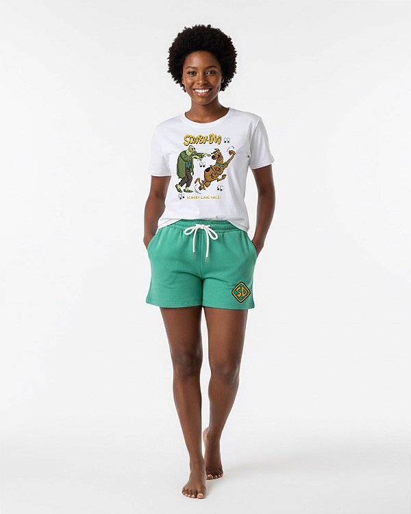 Conjunto Feminino Estampa Scooby Doo
