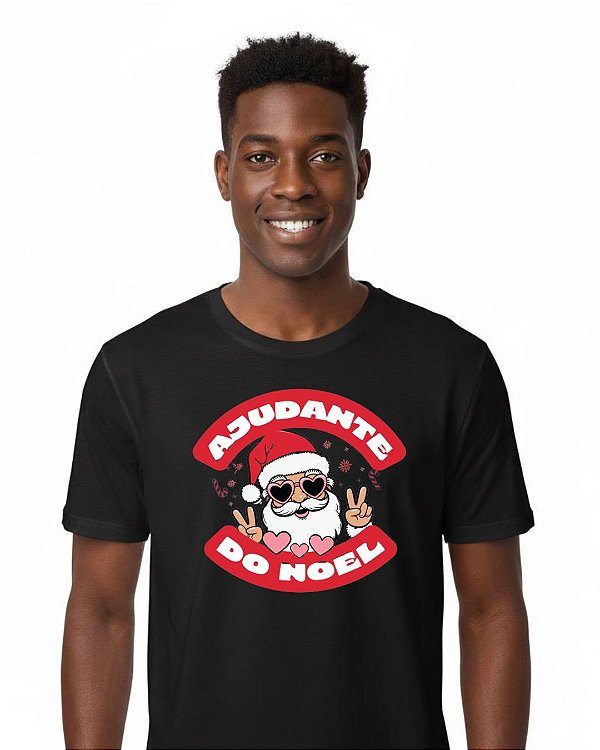 Camisa Básica Unissex Ajudante do Noel