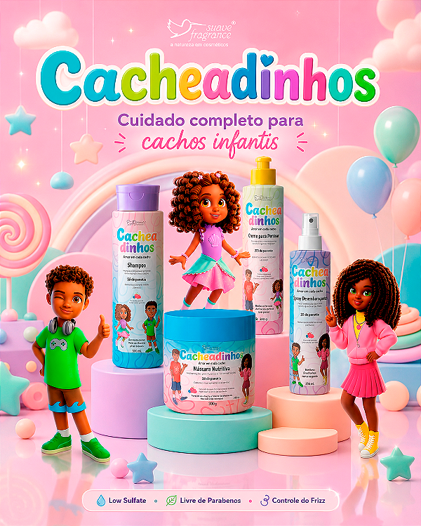 KIT CACHEADINHOS 4 PRODUTOS