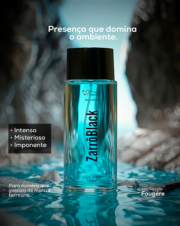 DEO COLÔNIA ZARRÔ BLACK 100ML