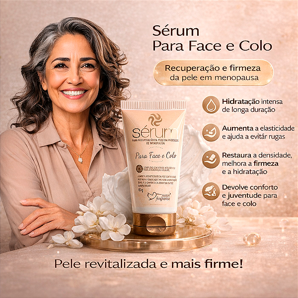 Sérum Face e Colo 60g Suave Fragrance – Hidratação Intensa, Firmeza e Elasticidade da Pele
