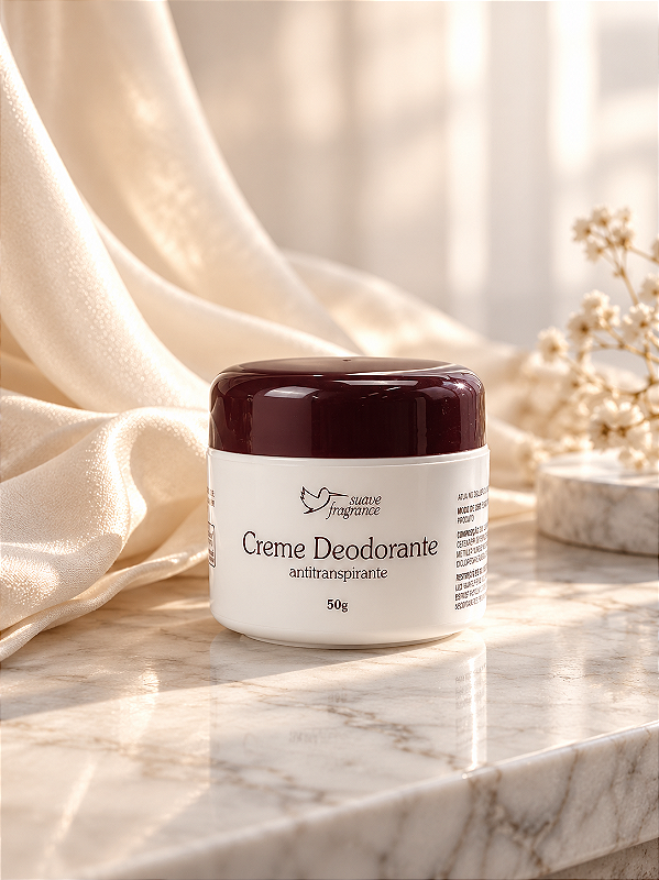 Creme Desodorante Antitranspirante Suave Fragrance 50g – Controle da Sudorese e Odores com Proteção para Axilas
