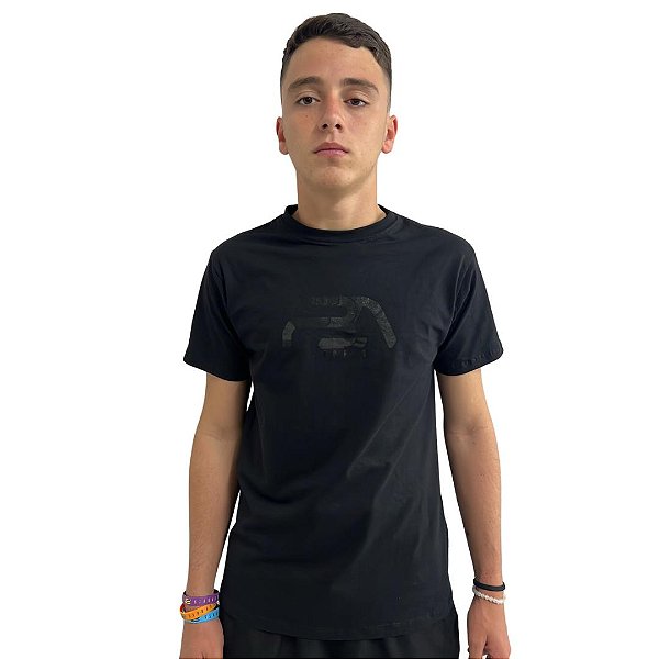 CAMISETA ALGODÃO COM LOGO TERMOADESIVO