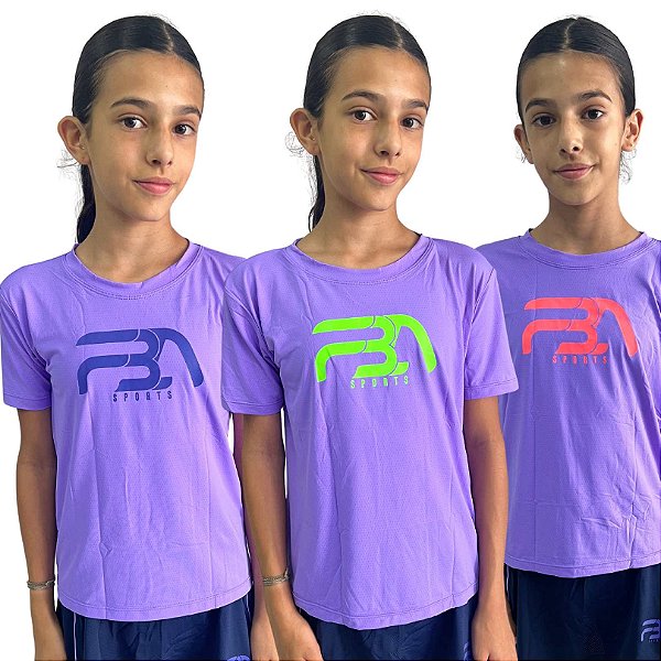 CAMISETA INFANTIL NEW TRIP LAVANDA