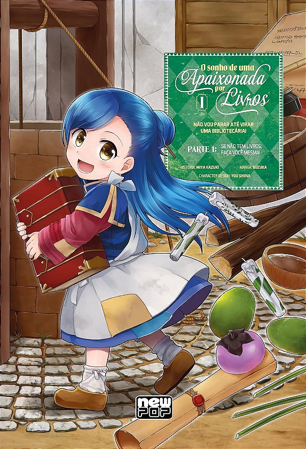 MANGÁ - O SONHO DE UMA APAIXONADA POR LIVROS - VOL.: 1