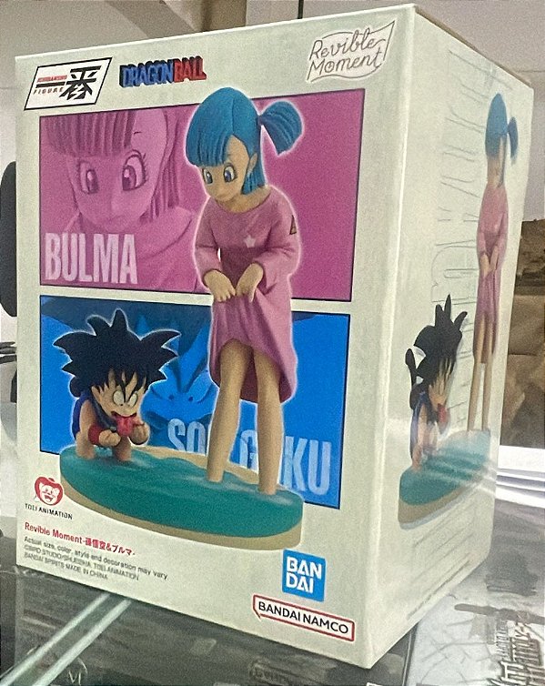 FIGURE - DRAGON BALL - SON GOKU & BULMA - REVIBLE MOMENT