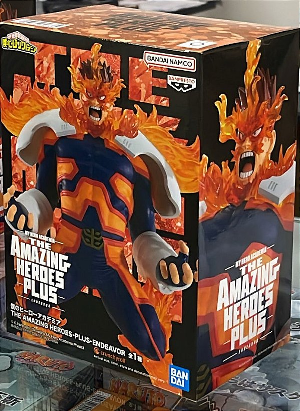 FIGURE - MY HERO ACADEMIA - ENDEAVOR - THE AMAZING HEROES PLUS