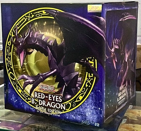 ESTATUA - YU-GI-OH! - RED EYES B. DRAGON - PURPLE EDITION