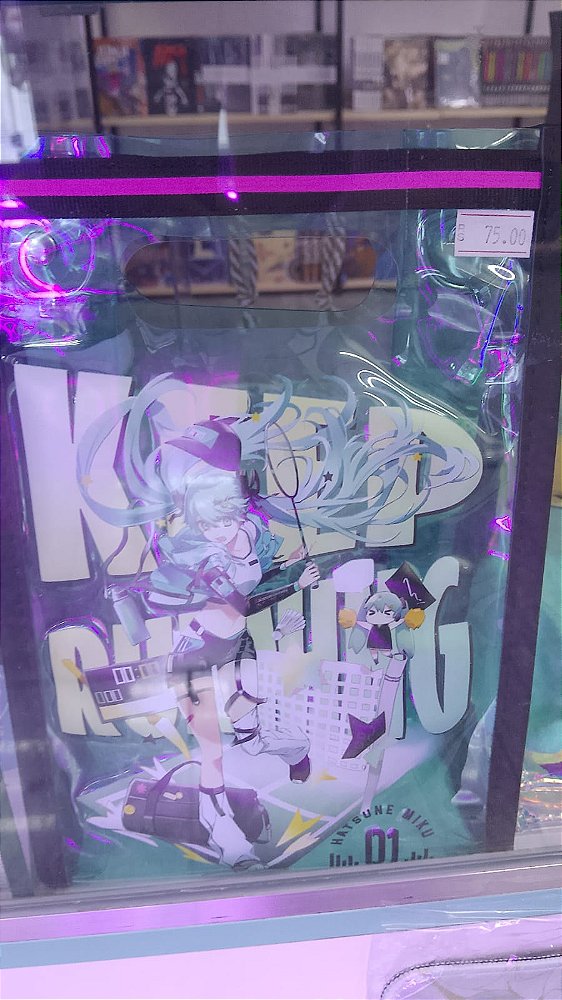 MOEYU - BOLSA TRANSPARENTE ESTILO GELATINA MOEYU HATSUNE MIKU — SÉRIE “RUN & GO”