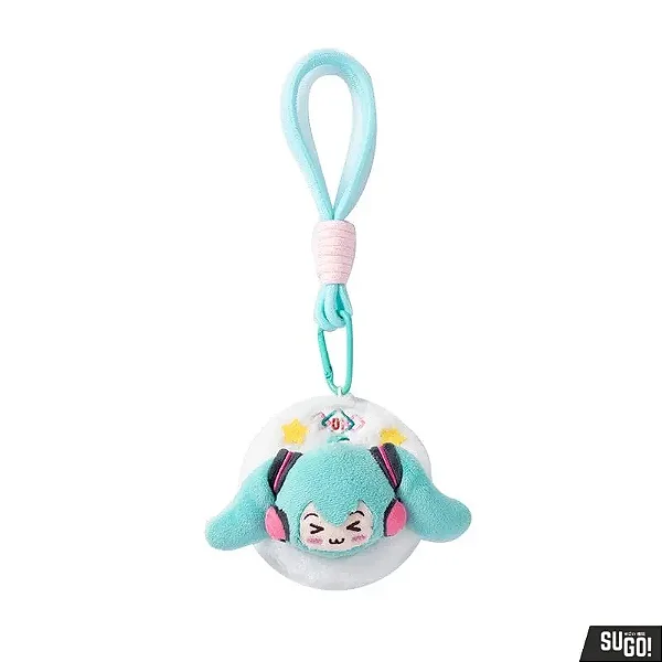 MOEYU - ESPELHO DE MAQUIAGEM DE PELÚCIA COM PINGENTE