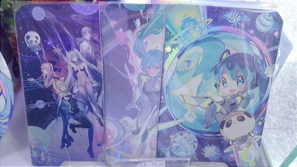 HATSUNE MIKU - “FUTURO COM VOCÊ · 2024 CONCERT” – CONJUNTO DE CARTÕES-POSTAIS