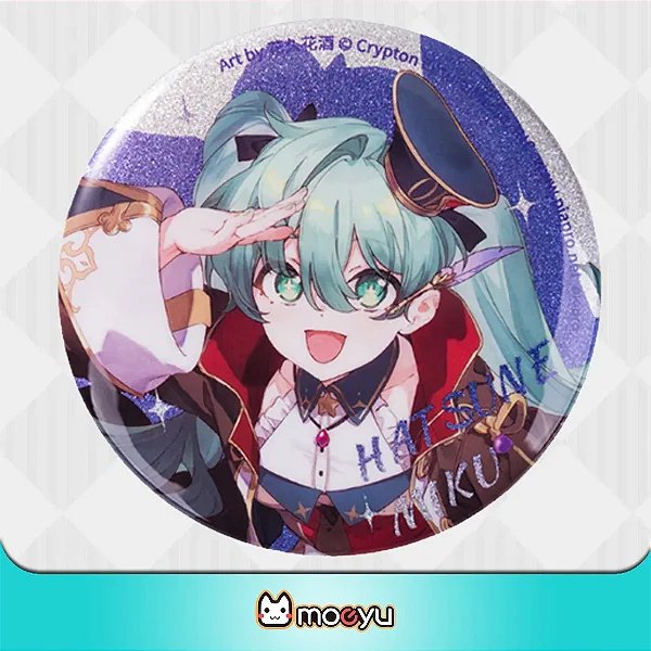 MOEYU - BROCHE “DESCOBERTA DIMENSIONAL" – COMEMORATIVO 39 ANOS DA MIKU