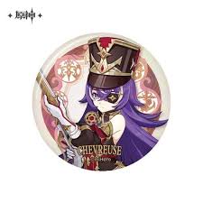 GENSHIN IMPACT - BADGE - FONTAINE - FONTAINE THEME SERIES CHARACTER CAPTAIN - CHEVREUSE STYLE