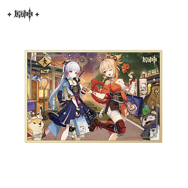 GENSHIN IMPACT - ACRYLIC - MULTIPLE CHARACTERS - BRILLIANT MARKET SERIES ACRYLIC COLORED PAPER