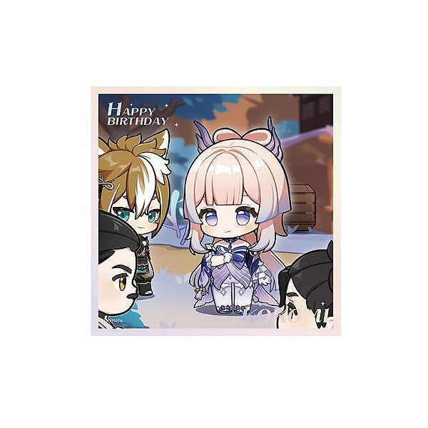 GENSHIN IMPACT - SEASONAL WISHES SERIES MINI SHIKISHI - SANGONOMIYA KOKOMI