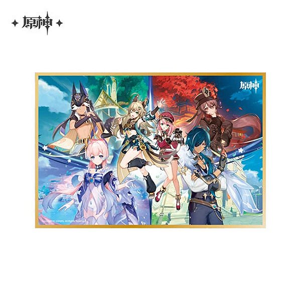 GENSHIN IMPACT - MULTIPLAYER - PENDANTS AND ORNAMENTS - COLORED PAPER - THEME SERIES COLORED PAPER - "DUEL! THE SUMMONER