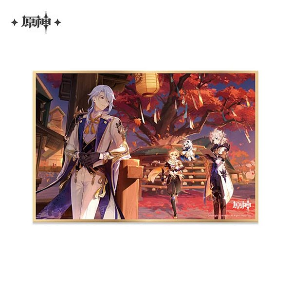 GENSHIN IMPACT - MULTIPLAYER - PENDANTS AND ORNAMENTS - COLORED PAPER - THEME SERIES COLORED PAPER - ZEPHYR OF THE VIOLE