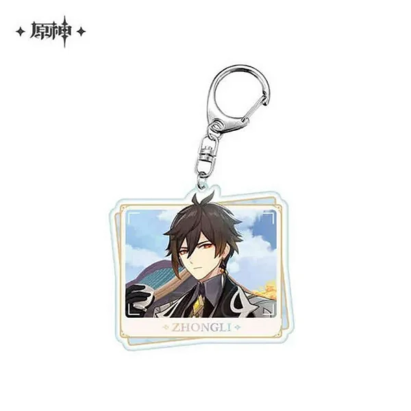 GENSHIN IMPACT - CHARACTER PV SERIES ACRYLIC KEYCHAIN - ZHONGLI