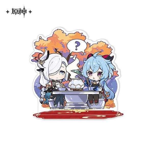 GENSHIN IMPACT - MULTIPLAYER - ACRYLIC - Q-VERSION CHARACTER STANDEE - SECOND DAY OF LUNAR NEW YEAR VERSION FROM THE EXQ
