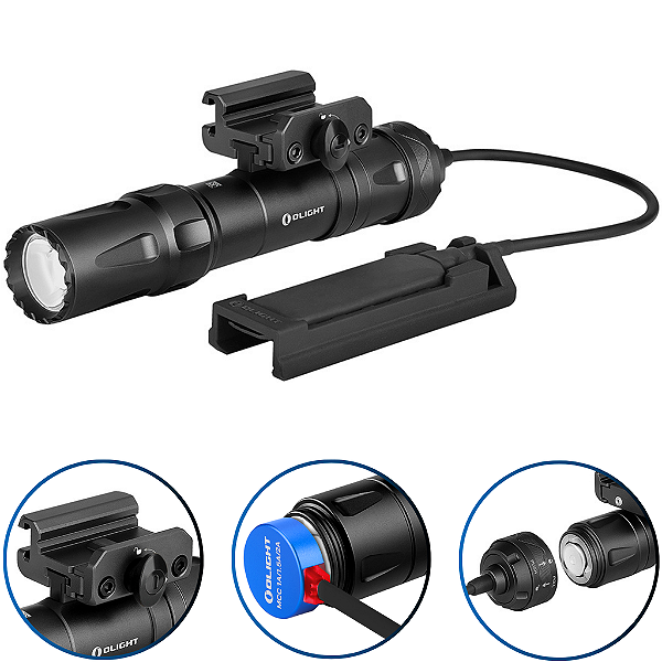 Lanterna Olight Odin 2000 Lúmens 300 Metros - Preta