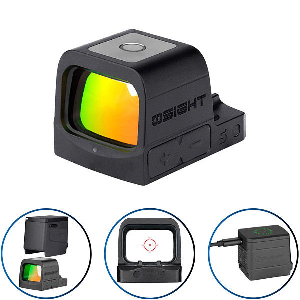 Red Dot Olight Osight S 14x21 2 Moa e 32 Moa - Preto