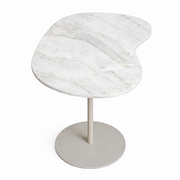 Mesa Lateral de Quartzito Premium para Sala