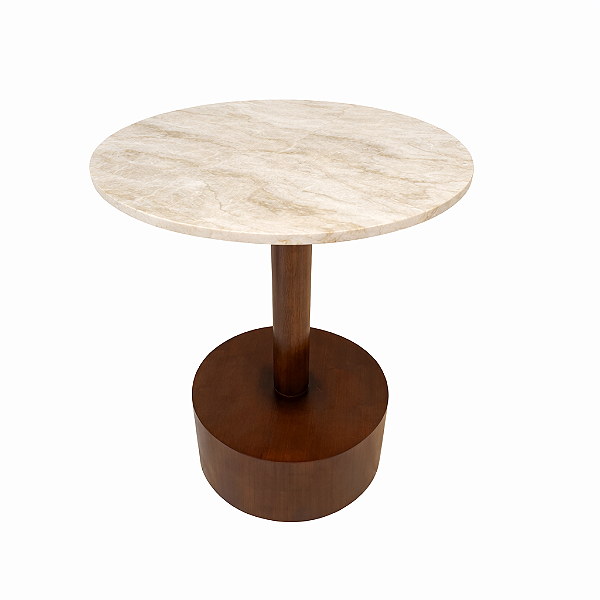 Mesa Lateral de Quartzito Premium para Sala