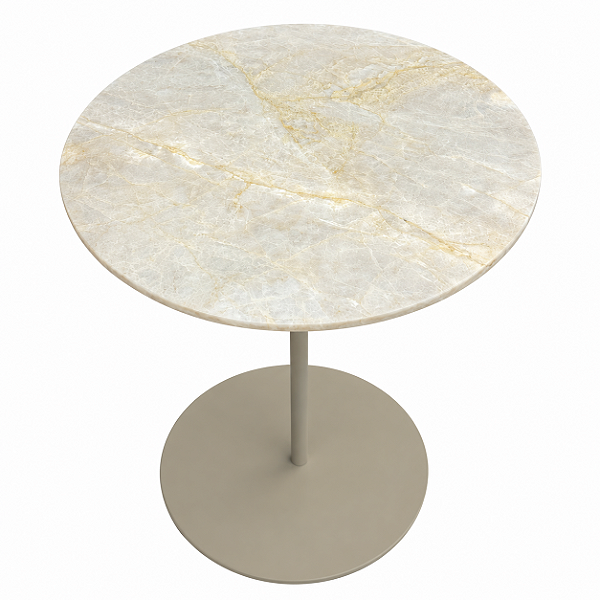 Mesa Lateral Matera 50cm de Quartzito Premium