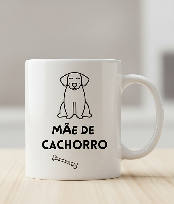 Caneca de Café, Mãe e Pai de Gato ou Cachorro 325ml.