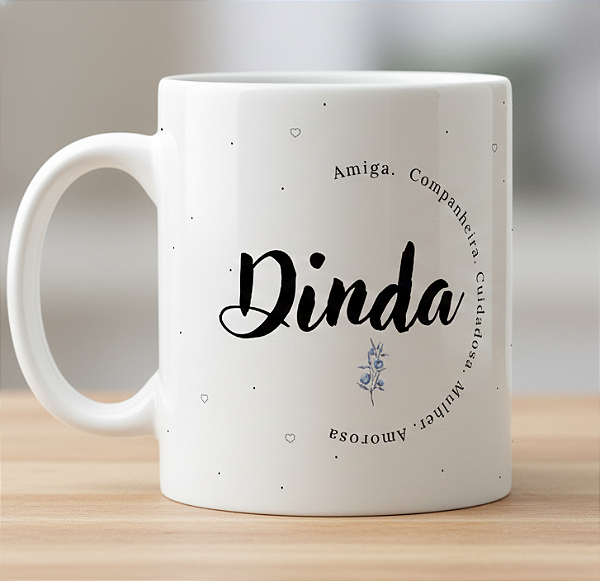 Caneca Dindo e Dinda