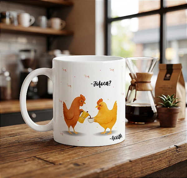 Caneca personalizada FOFOCA? ACEITO.