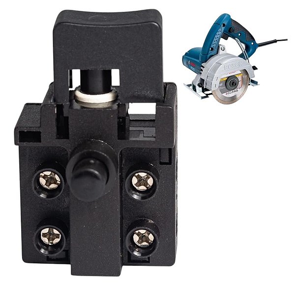 Gatilho interruptor para serra marmore Bosch GDC14-40 / GDC-34 / GMS-34 / 1548 / 1551