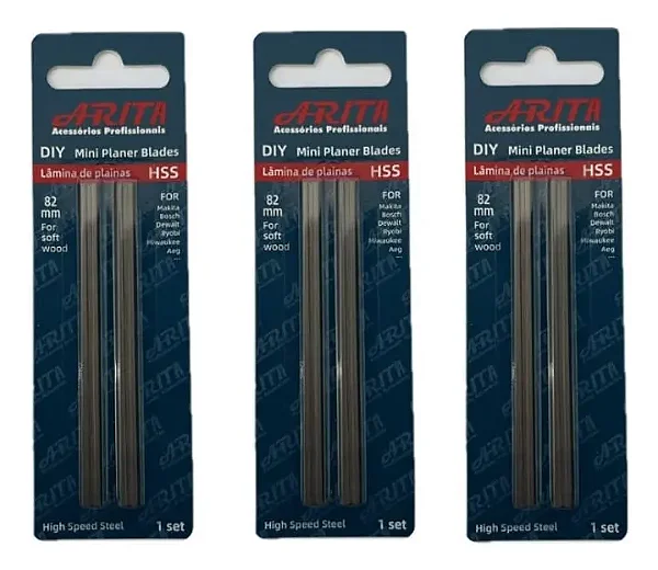 Faca Para Plaina 82mm Skil/makita/bosch/stanley/gamma 6unid