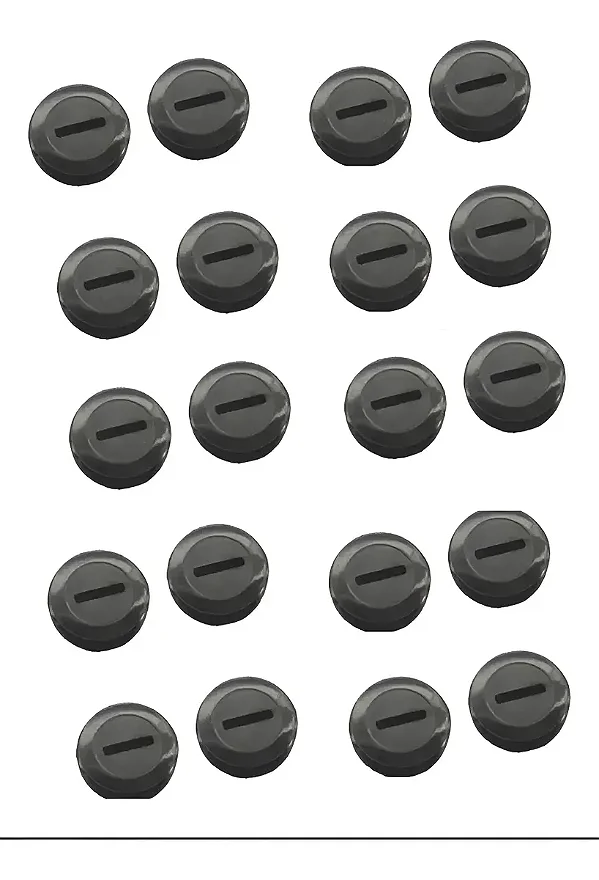 Tampas Do Porta Escova Makita 4100 Nh / Nh2 / Nh3 (10 Pares)