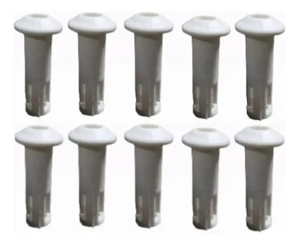 10 Pino Oscilante Branco Para Ventilador Faet / Mondial