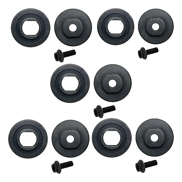 Flange E Parafuso Serra Mármore Bosch 1548 Gdc 14-40 5 Peças