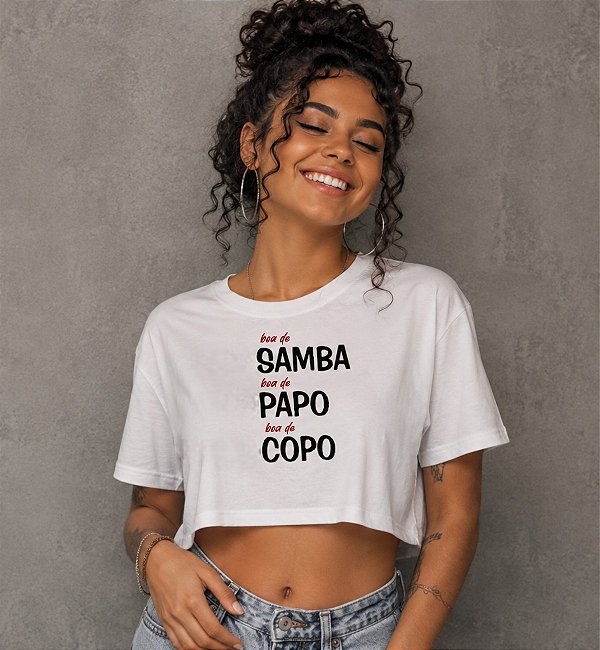 Cropped Boa de Samba