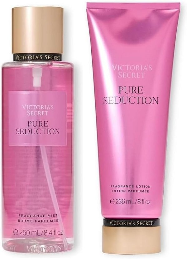 Kit Victoria’s Secret Pure Seduction Body Lotion 236ml + Body Splash 250ml