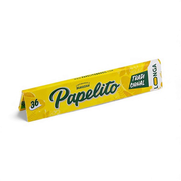 Seda Papelito Longa Tradicional King Size C/ 36 Folhas