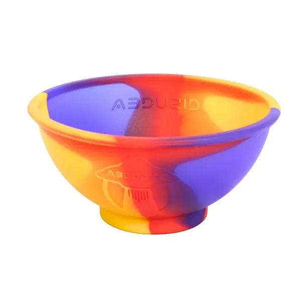 Cuia de Silicone Abduzido Half Sunset Amarelo, Roxo e Vermelho