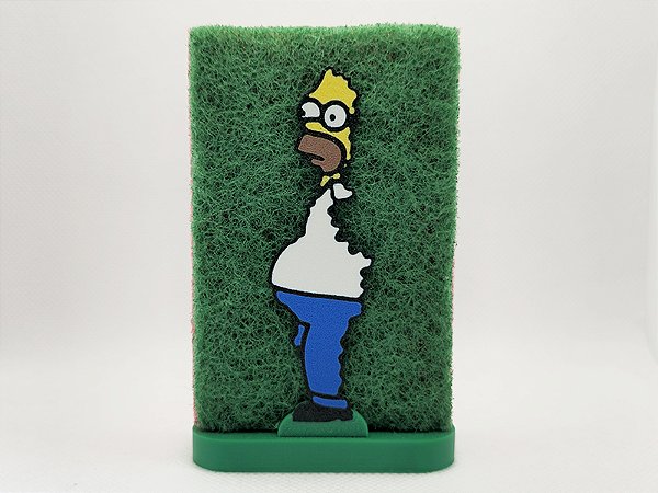 Suporte Para Esponja De Lavar Louça Homer - Criativo Verde