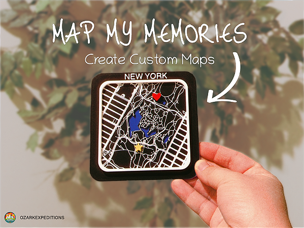 Map My Memories - Create Custom Maps
