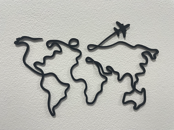 Wall Art World Map