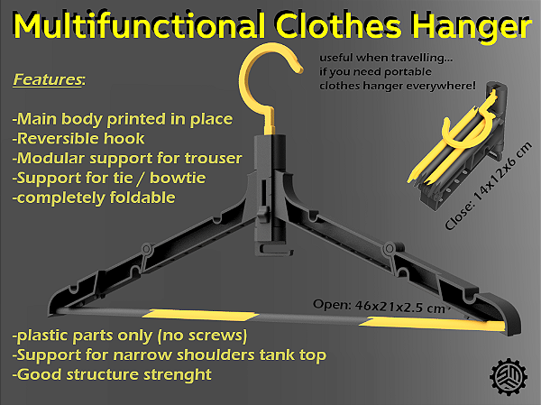 Portable Multifunctional Clothes Hanger - (PiP)
