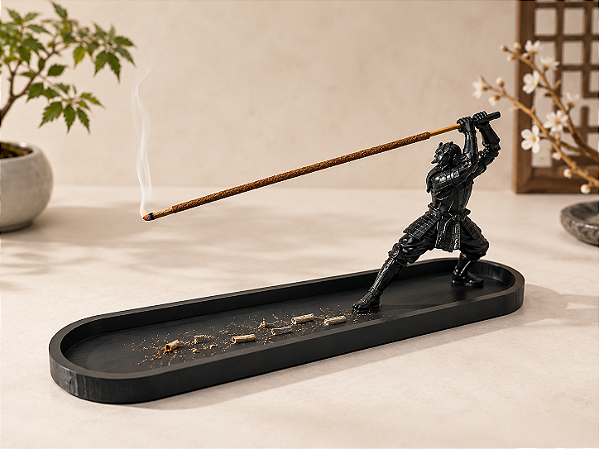 Incensário Espada Samurai para Incenso Katana