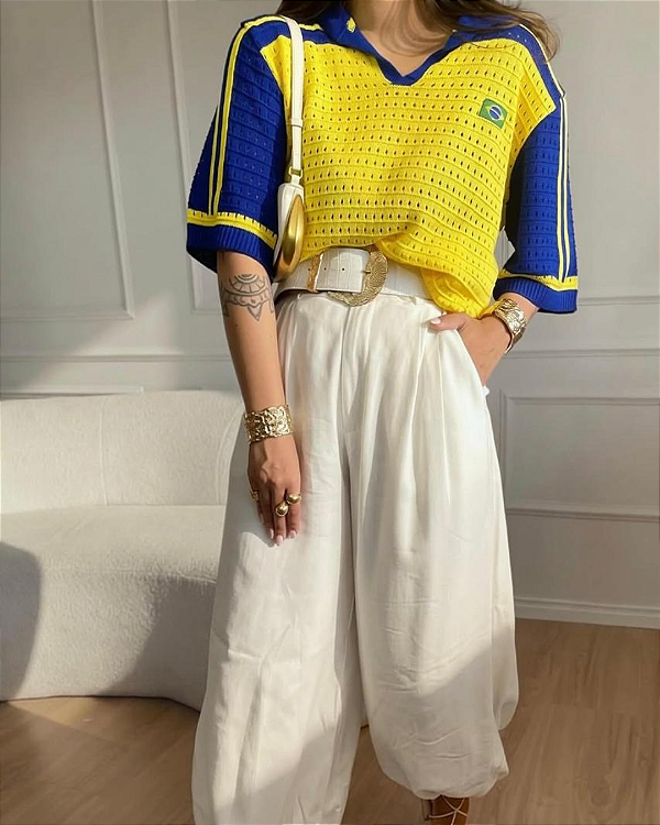 Polo Brasil (Amarela e Azul)