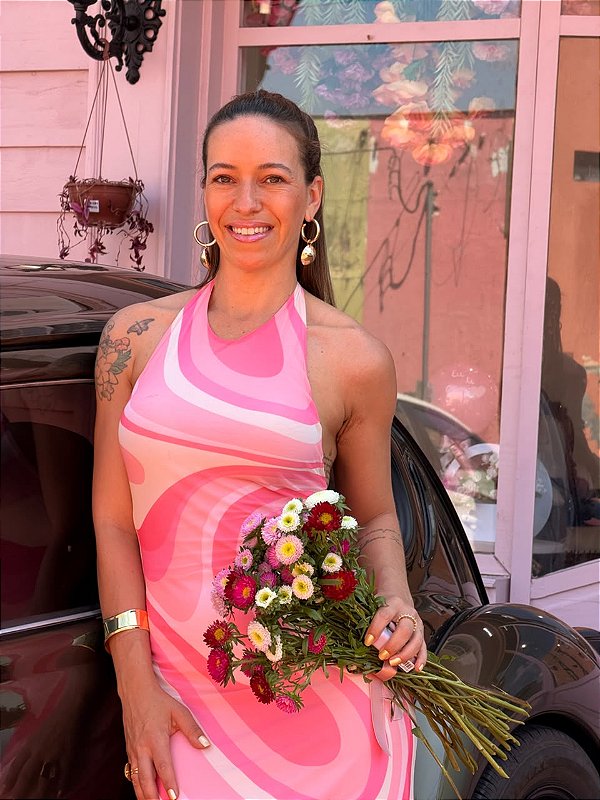 VESTIDO LONGO TIZZANO-PETIT ROSE