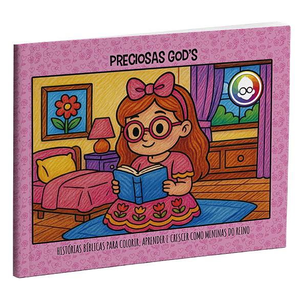 Preciosas God's - Livro para Colorir
