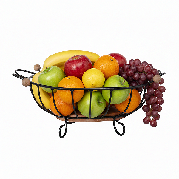 Fruteira de mesa oval