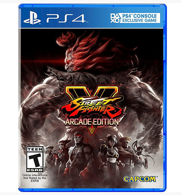 Street Fighter V Arcade Edition - Ps4 (usado)